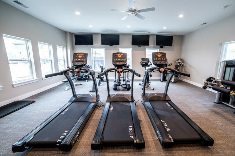 Plenty of space and equipment available to use at Trailside Flats.